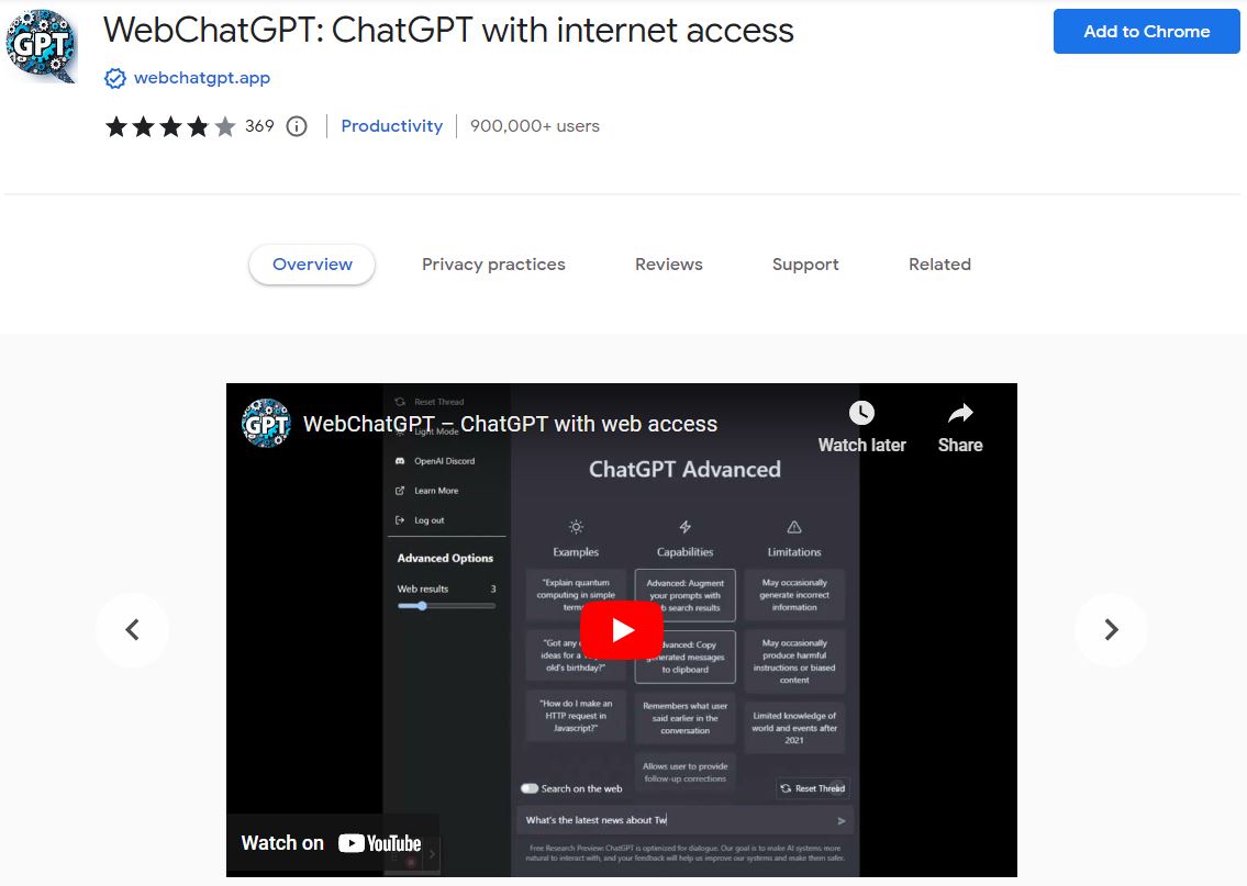 WebChatGPT
