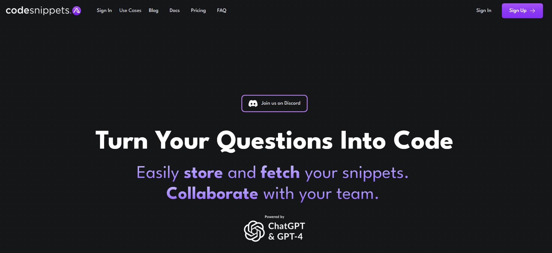 Code Snippets AI