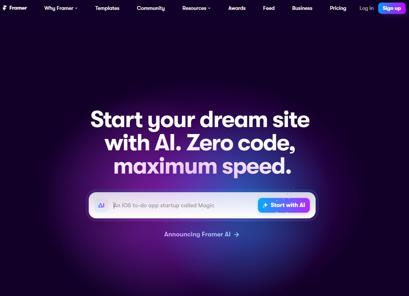 Framer AI