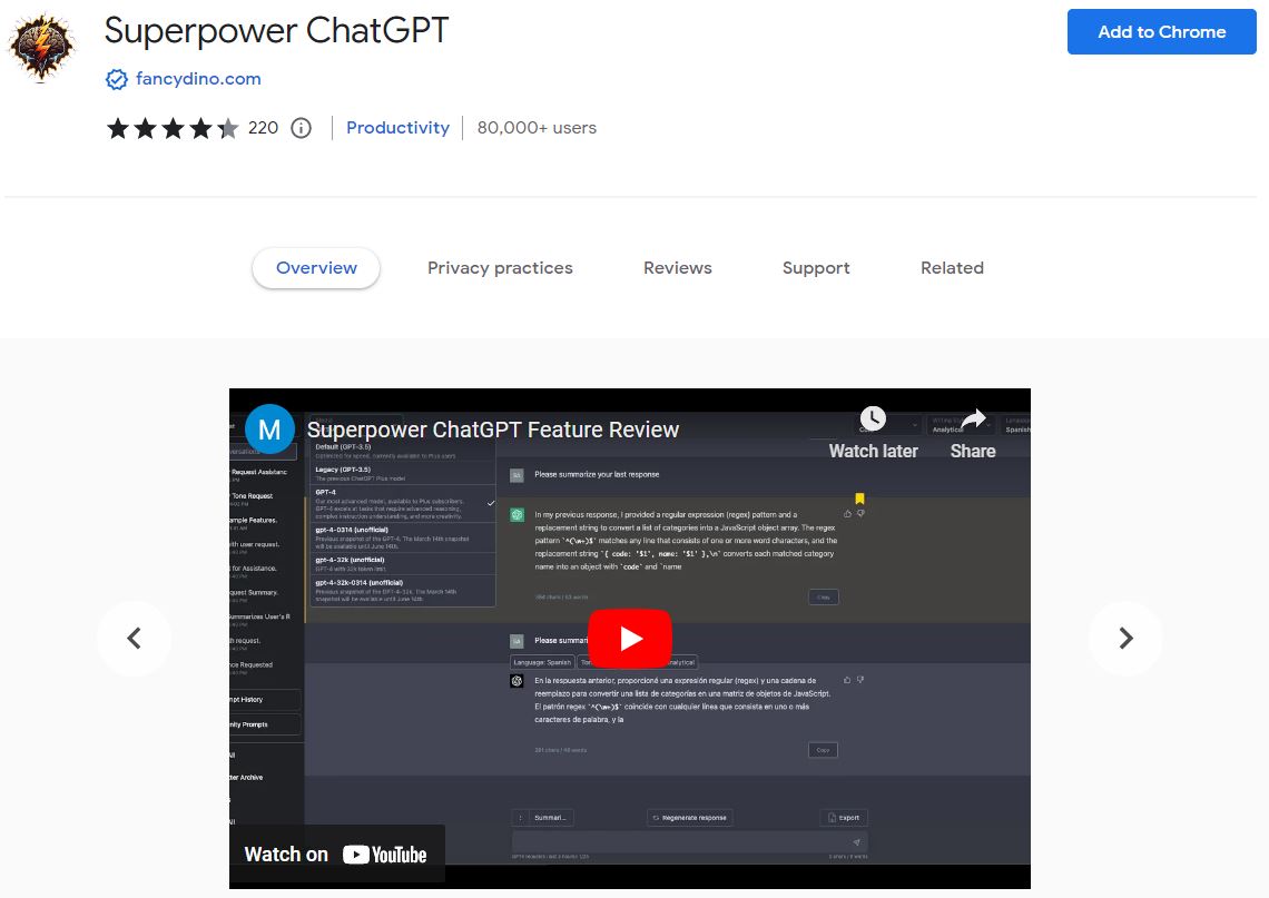 Superpower ChatGPT