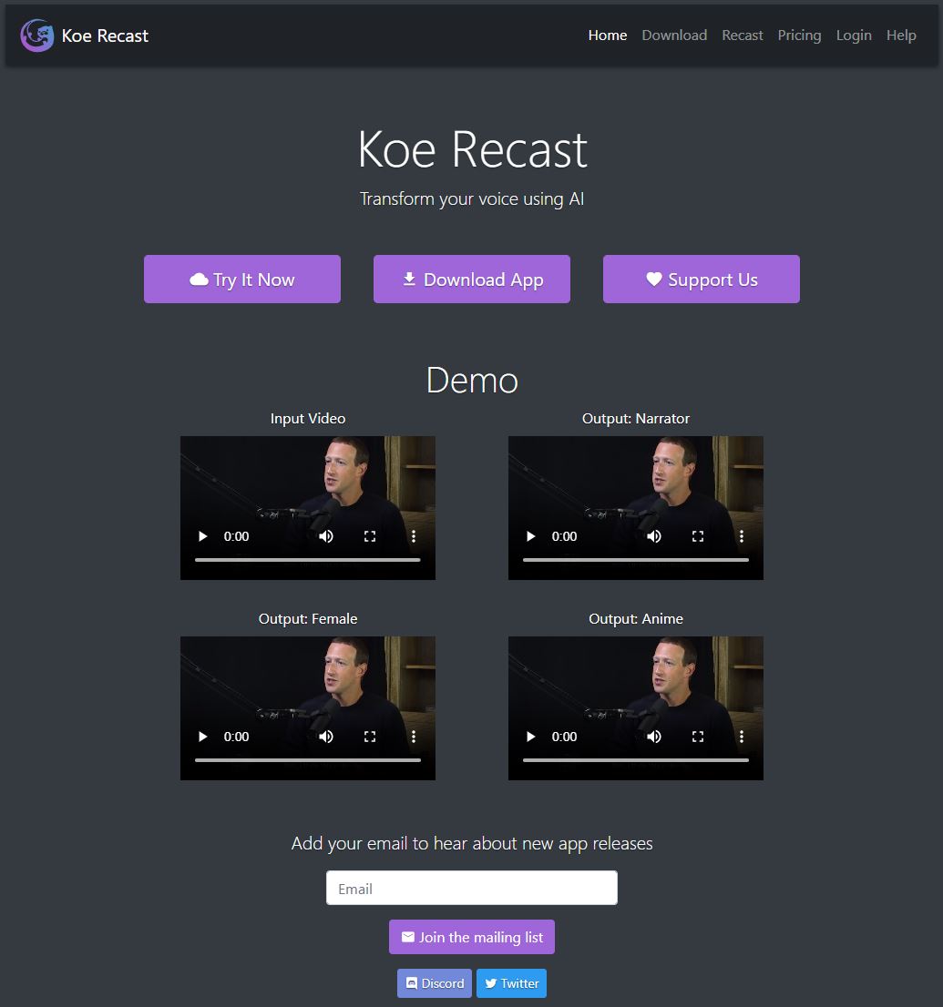 Koe Recast