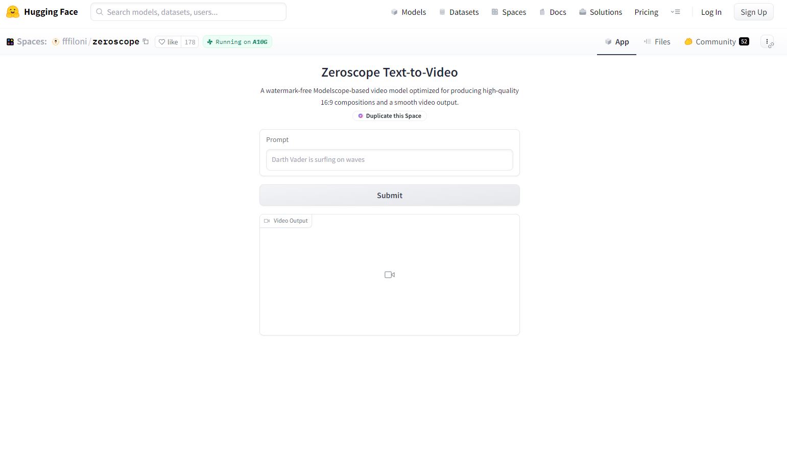 zeroscope text to video