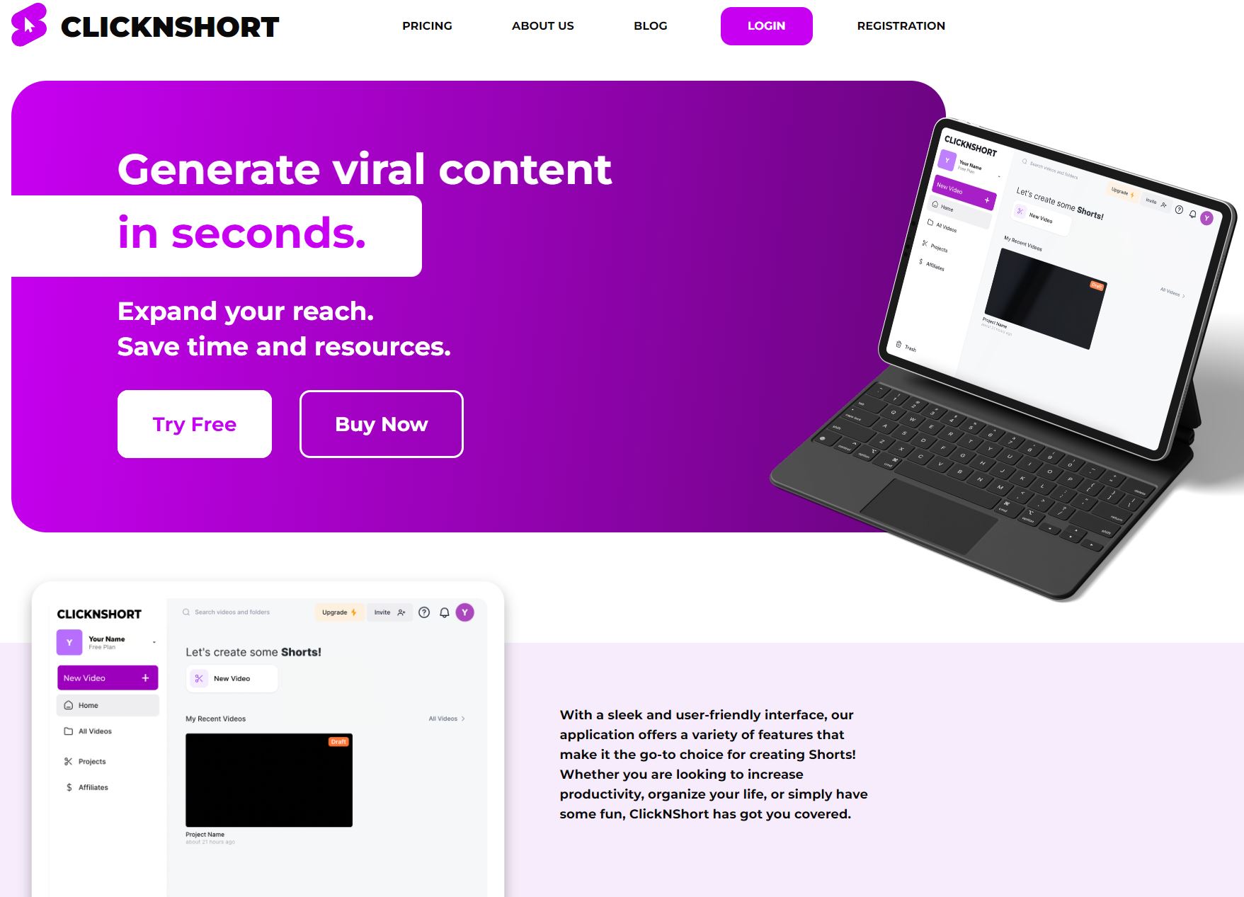 ClickNShort